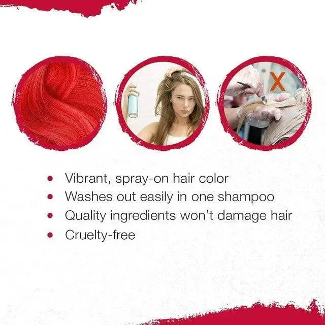 Temporary Color Spray Cougar Red
