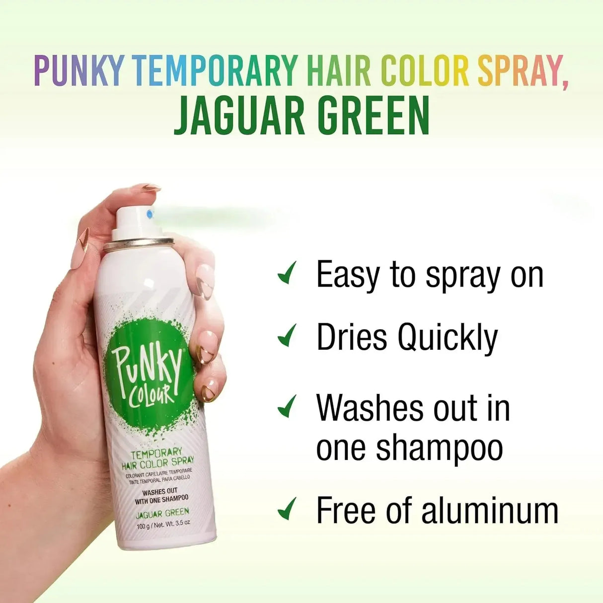 Temporary Color Spray Jaguar Green