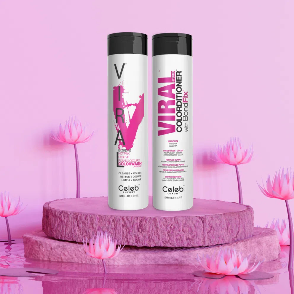 Viral shampoo deals pink