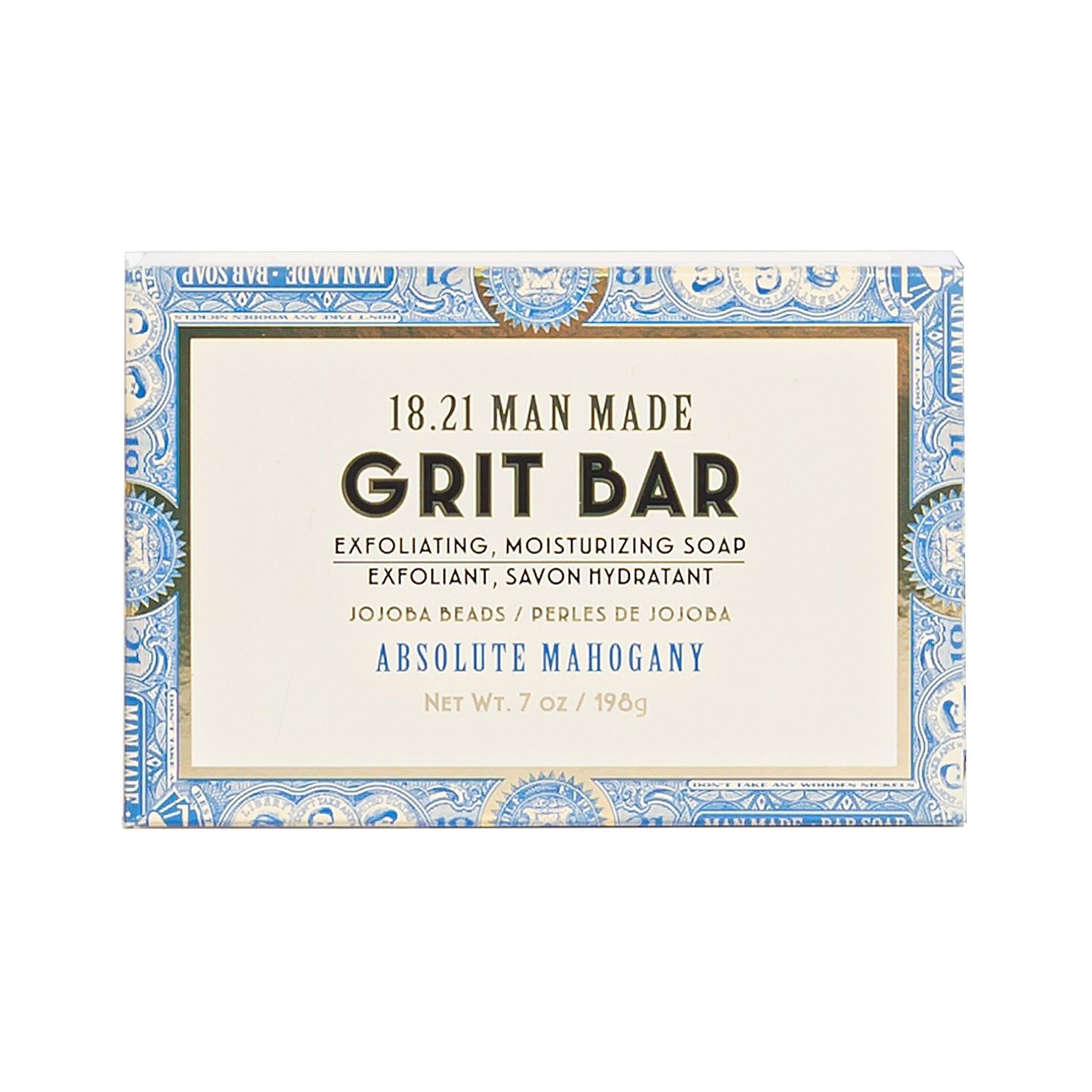 18.21 Grit Bar Soap Absolute Mahogany