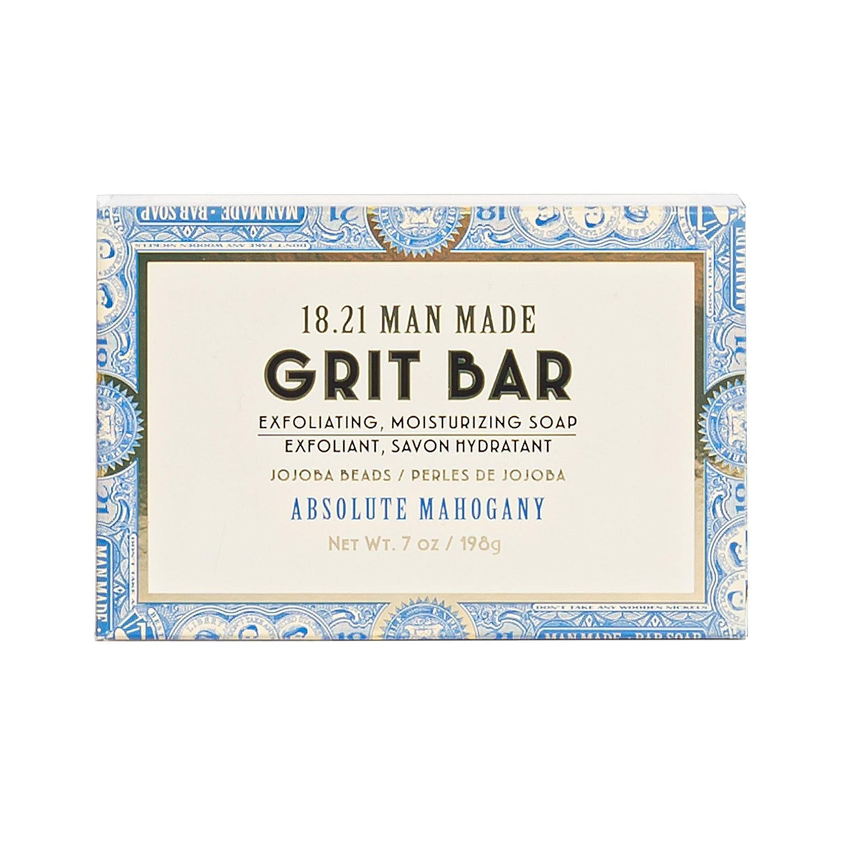 18.21 Grit Bar Soap Absolute Mahogany 198G