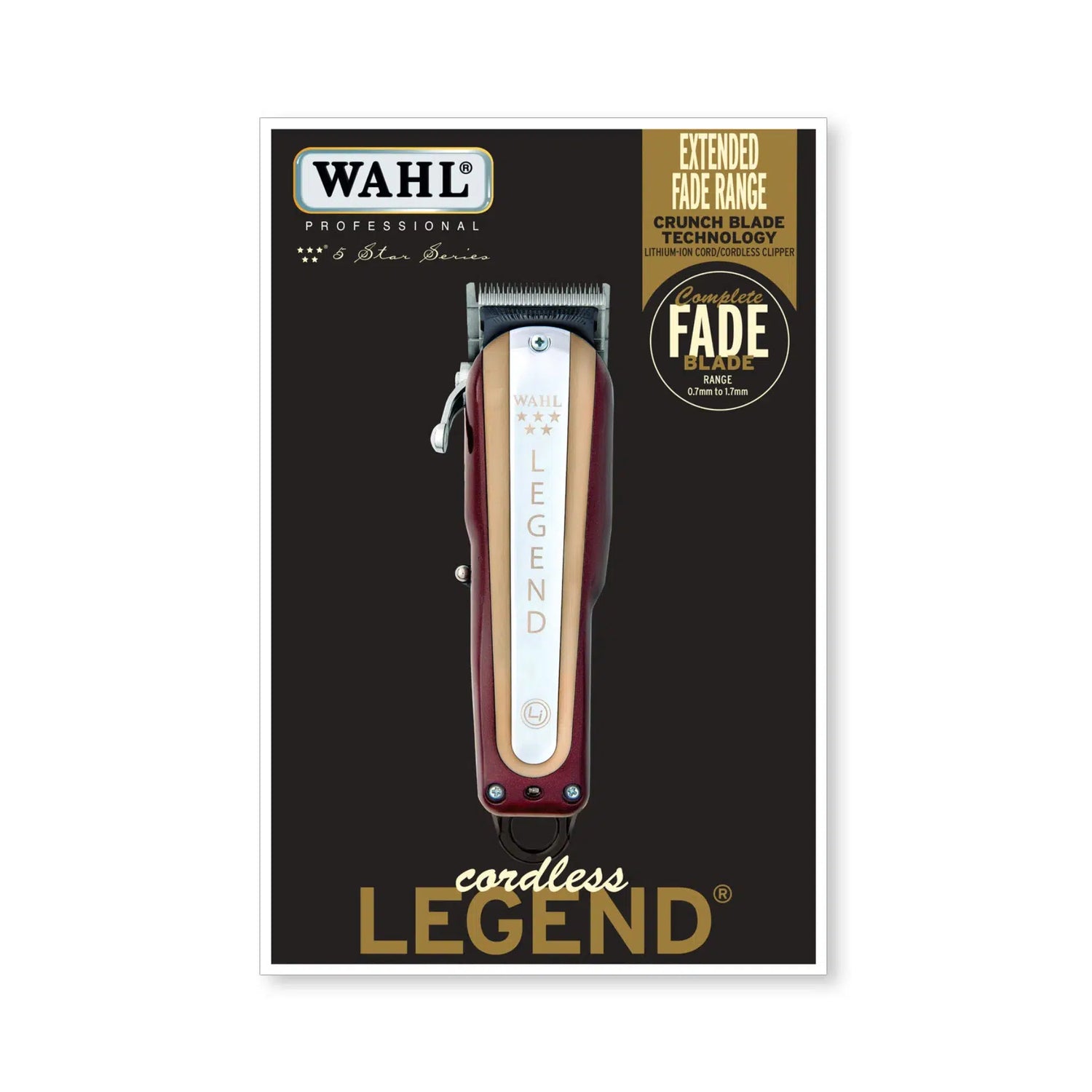 WAHL Cordless Legend コードレス バリカン - 脱毛・除毛