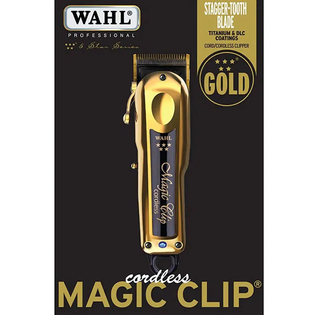 Wahl 5 Star Cordless Lithium Magic Clip - Gold Edition – Tommy Gun's  Original Barbershop