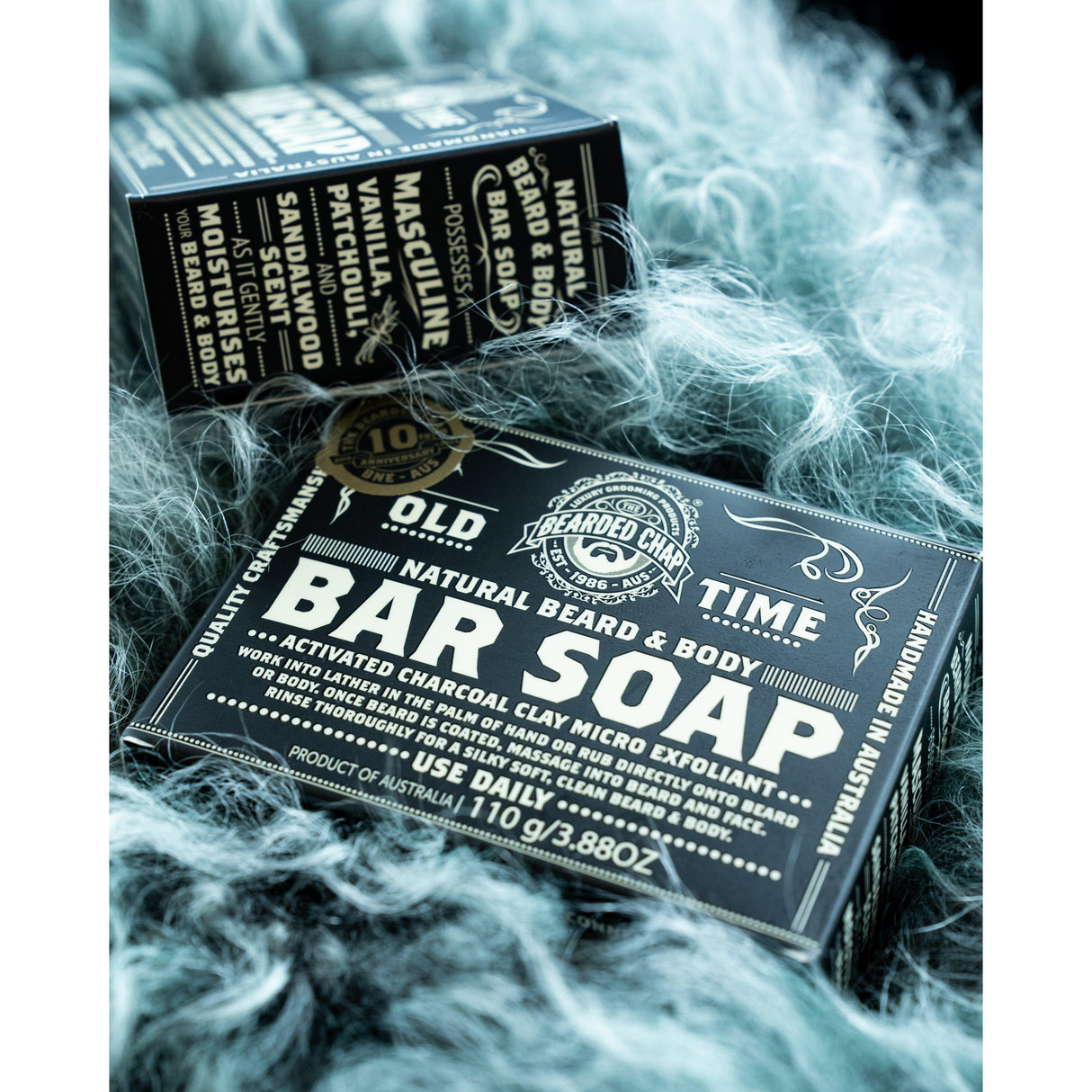 Activated Charcoal & Clay Beard & Body Bar Soap