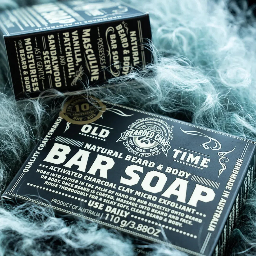 Activated Charcoal & Clay Beard & Body Bar Soap