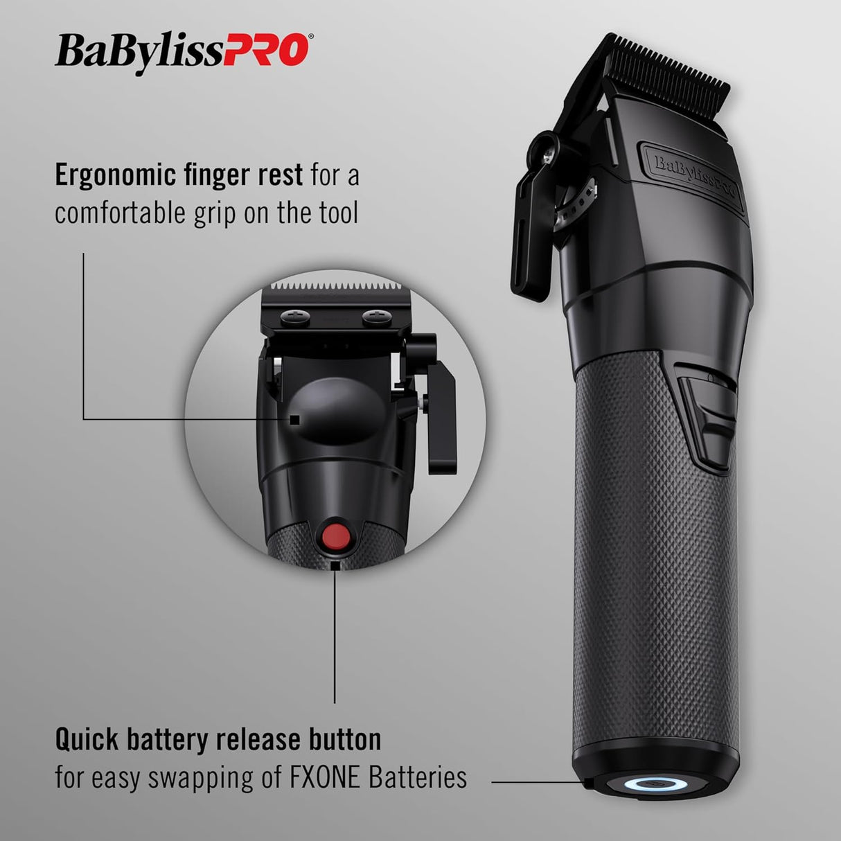 Blackfx Clipper With Fx-One Battery System - FX899MB - BabylissPro 