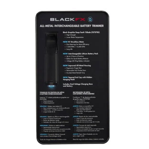 Blackfx Trimmer With Fx-One Battery System - FX799MB - BabylissPro