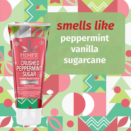 Crushed Peppermint Sugar Herbal Hand Cream - Limited Edition