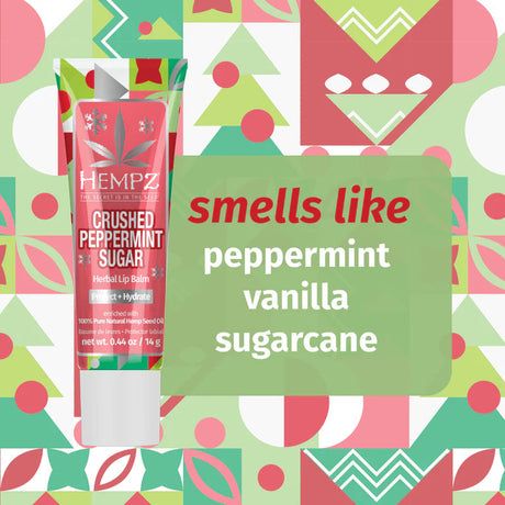 Crushed Perppermint Sugar Herbal Lip Balm - Limited Edition