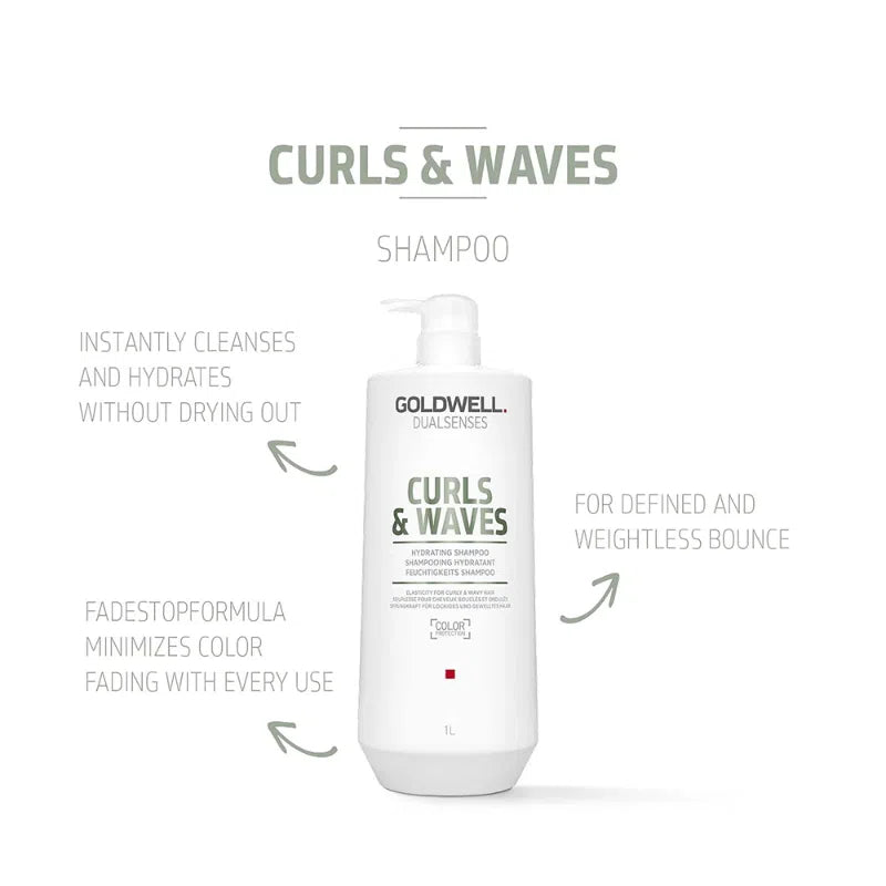 Dualsenses Curls + Waves Hydrating 1L Duo