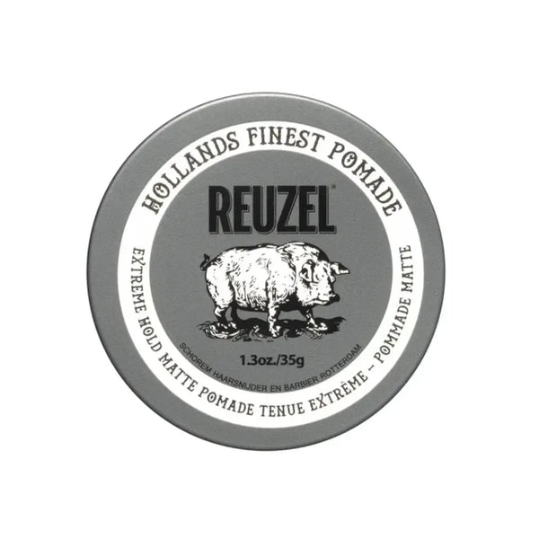 Reuzel Extreme Hold Matte Pomade - Tommy Gun's Original Barbershop