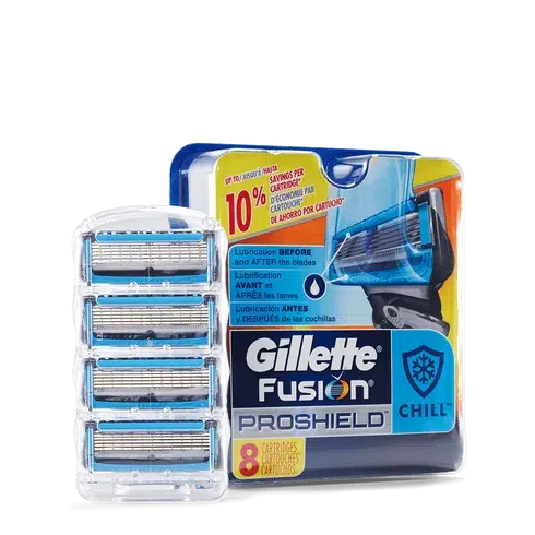 Fusion Proshield Blue Razor Blades (8-Pack)