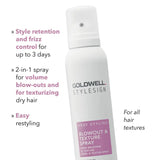 Goldwell StyleSign Heat Styling Blowout & Texture Spray