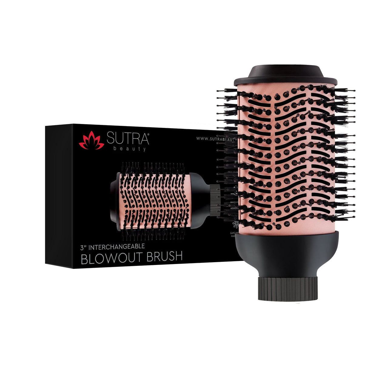 Interchangeable Blowout Brush Attachment Rose Gold
