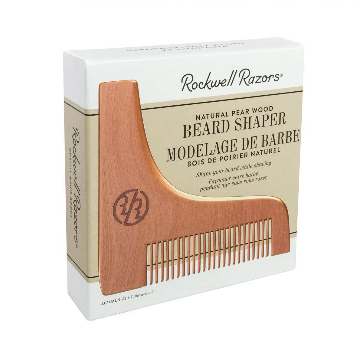 Natural Pear Wood Beard Shaper