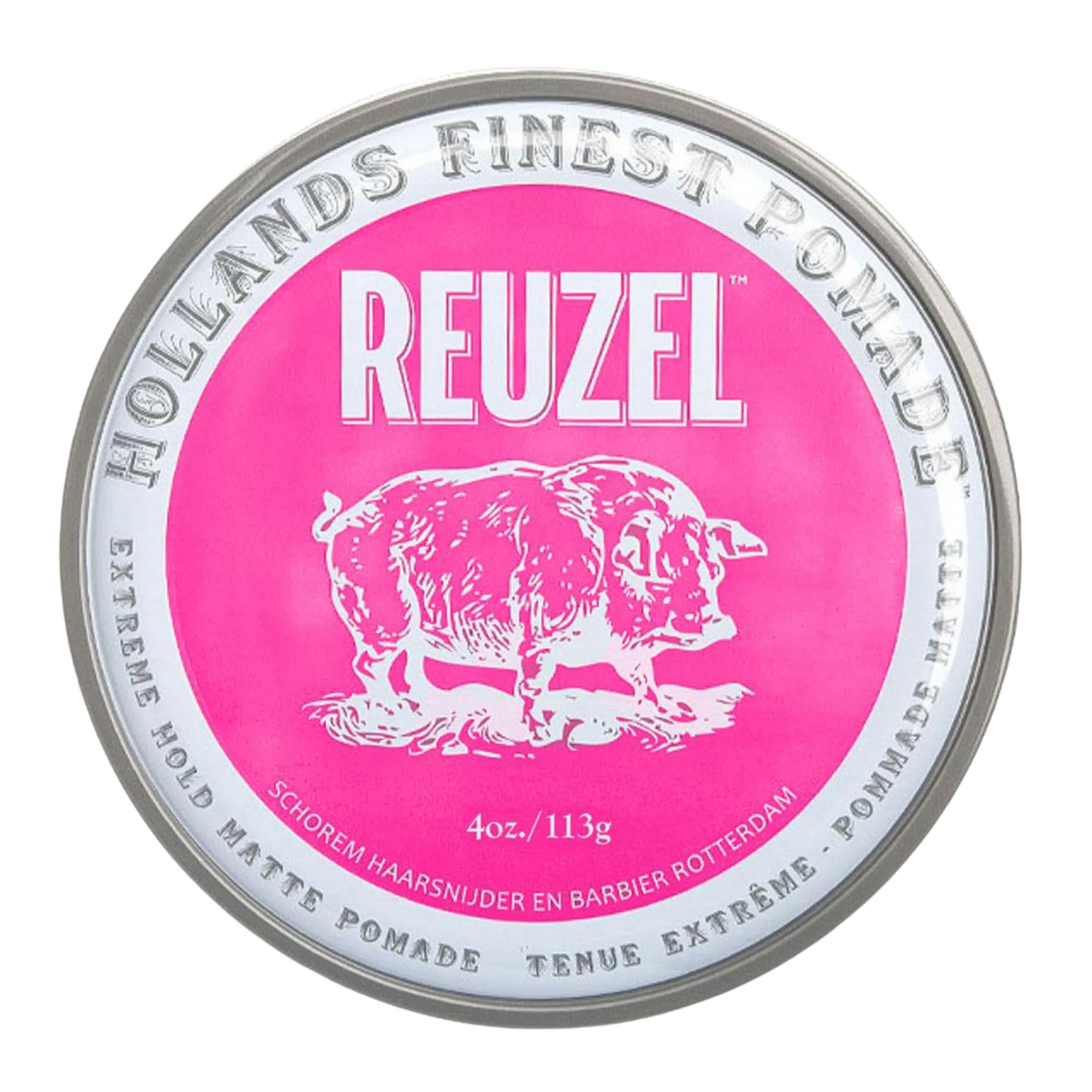 Pink Extreme Hold Matte Pomade 113G-Reuzel