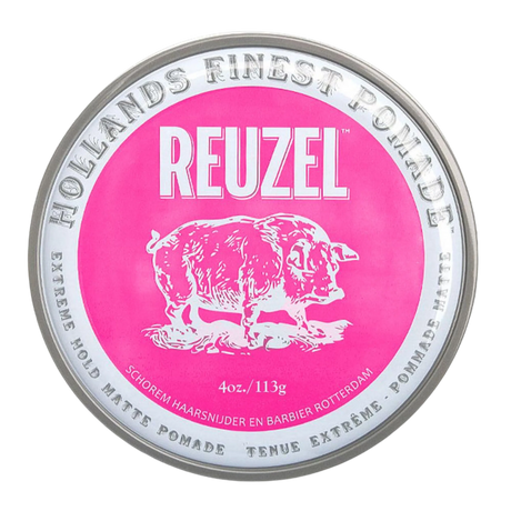 Pink Extreme Hold Matte Pomade 113G-Reuzel