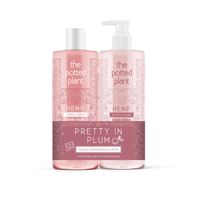 Plums & Cream Body Lotion & Body Wash Duo
