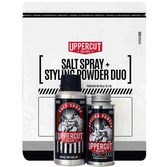 Salt Spray + Styling Powder Bundle-Uppercut Deluxe