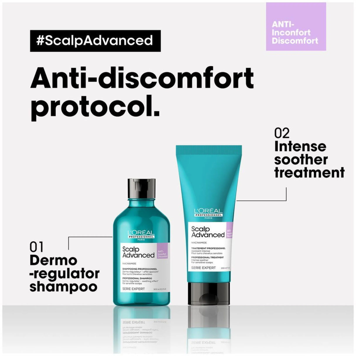 Scalp Advanced Anti-Discomfort Dermo-Regulator Shampoo-L’Oréal Professionnel