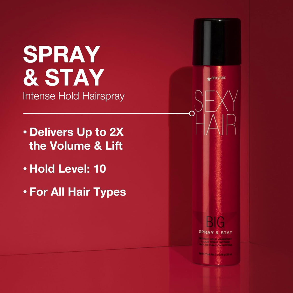 Spray & Stay Intense Hold Hairspray