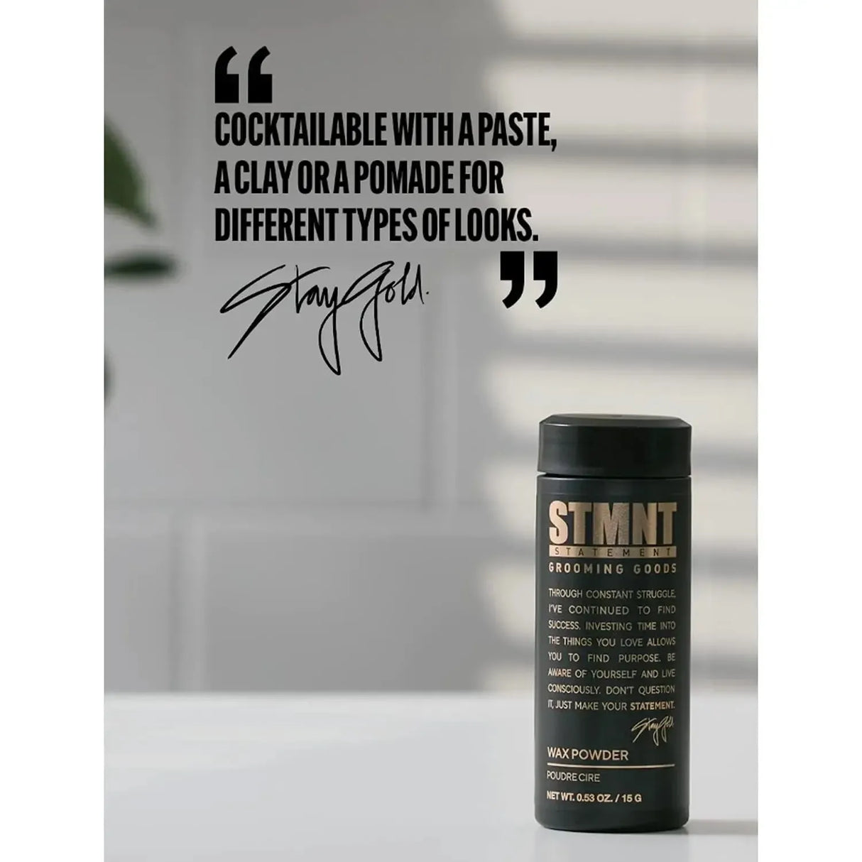 Staygold Collection Matte Wax Powder
