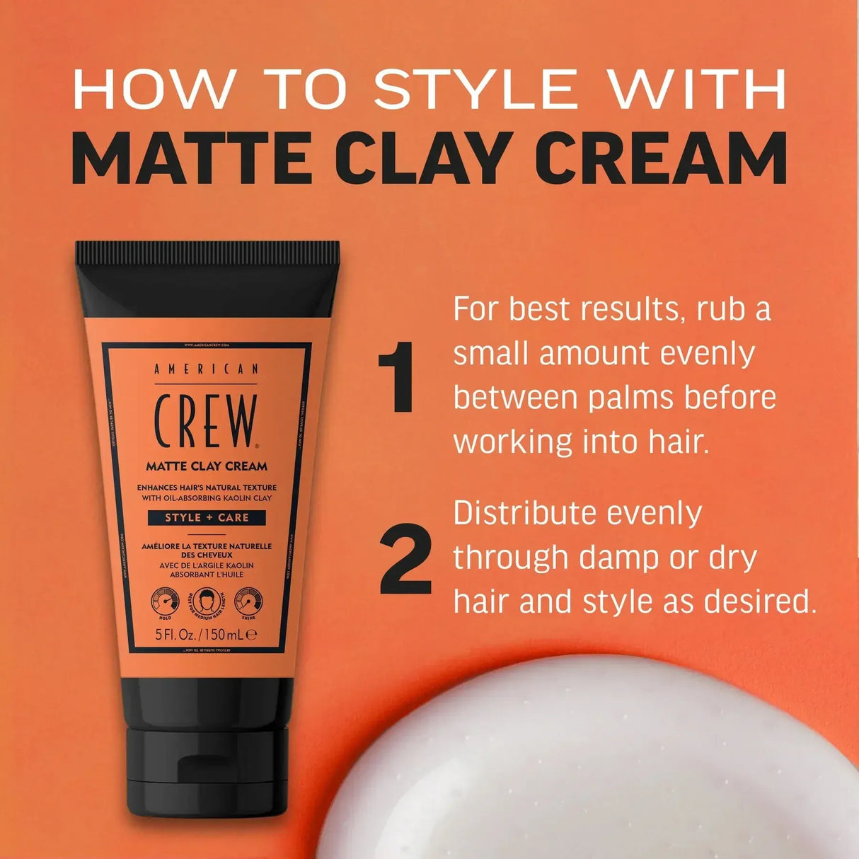 Style + Care Matte Clay Cream