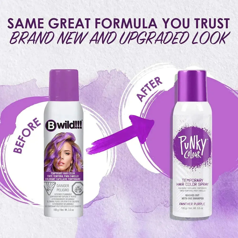 Temporary Colour Spray Panther Purple