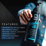 Transparent Shaving Gel 500ML